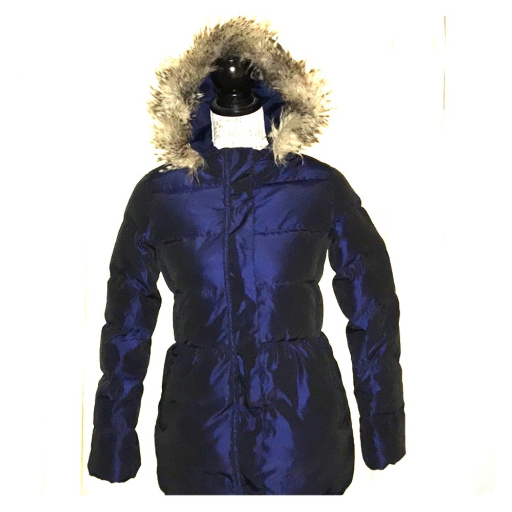 kids size regular 12 XL gap navy blue winter coat
